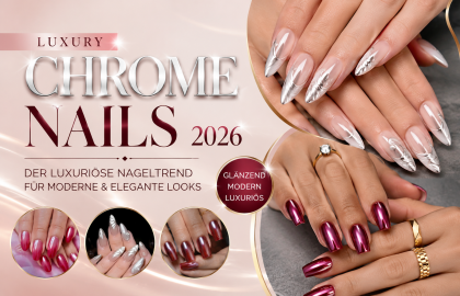 Luxury Chrome Nails 2026 – Der luxuriöse Nageltrend für moderne und elegante Looks