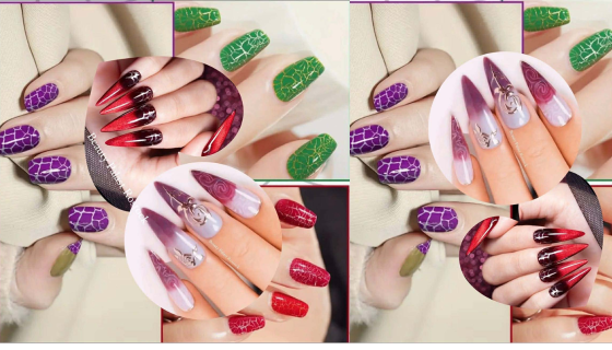 Nageldesigns mit Thermo Farbe (Temperaturwechsel)